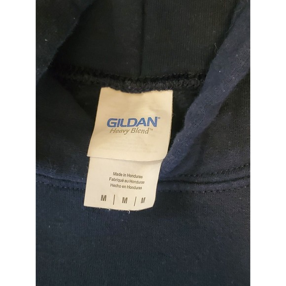 Vtg 9/11 Tribute Hooded Sweatshirt New York City Engine 10 Ladder 10 Mens Sz Med - Picture 9 of 12